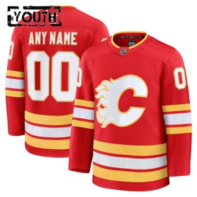 Calgary Flames tröja Customized Fanatics Premium 2024-25 Röd Hemma - NHL Tröjor Barn